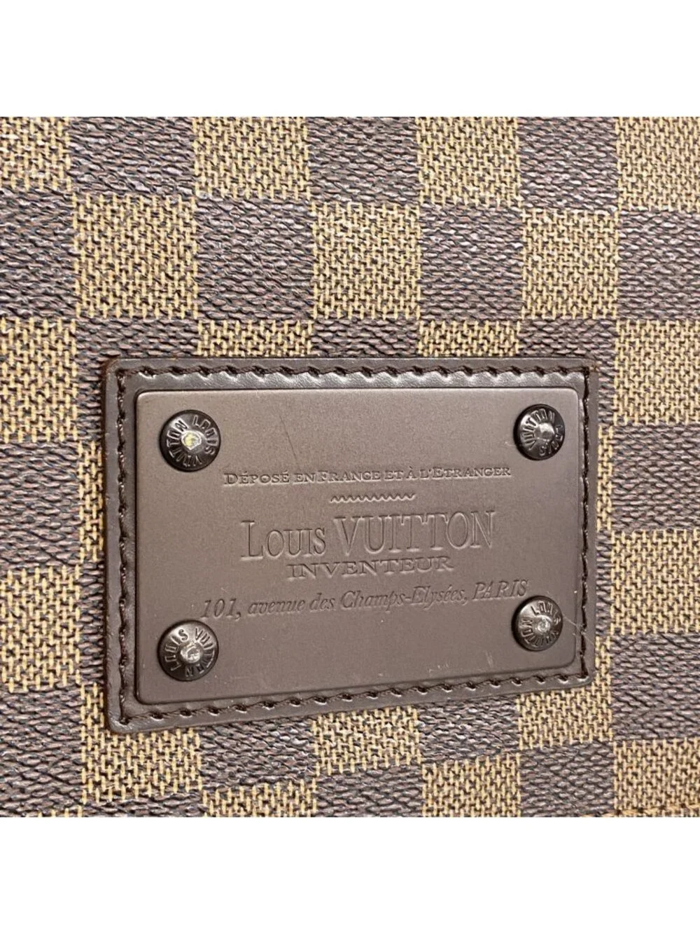 Louis Vuitton Shoulder Bag Damier Brooklyn MM Ebene